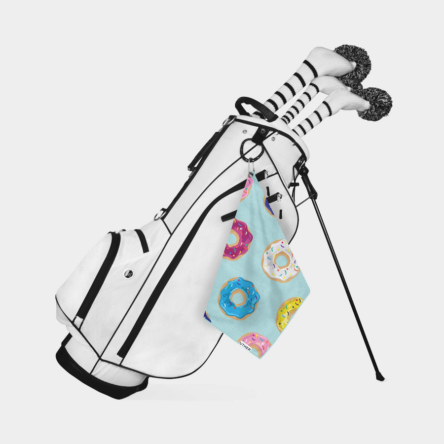 Donut Cart Golf Towel