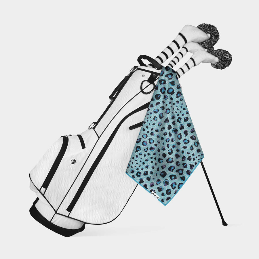 Electric Leopard Tour Golf Towel