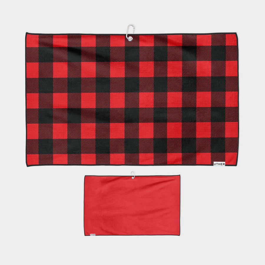 Lumberjack Plaid Cart Golf Towel